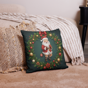 Premium-Kissenbezug Weihnachtlich Santa