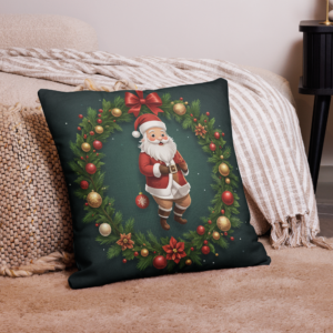 Premium-Kissenbezug Weihnachtlich Santa