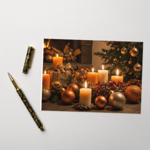 Grußkarte Weihnachten Advent