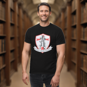 Klassisches Unisex T-Shirt Tempelritter In hoc signo