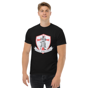 Klassisches Unisex T-Shirt Tempelritter In hoc signo