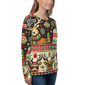 Unisex-Pullover allover Ugly Christmas Sweater