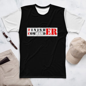 Herren-T-Shirt Allover Finisher-Commander